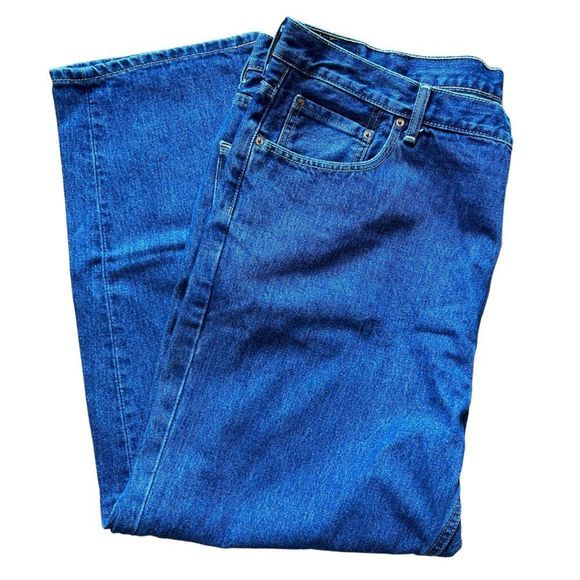 Levi’s 550 Men’s Jeans red‎ tag dark wash size 46 x 30 - Picture 3 of 7